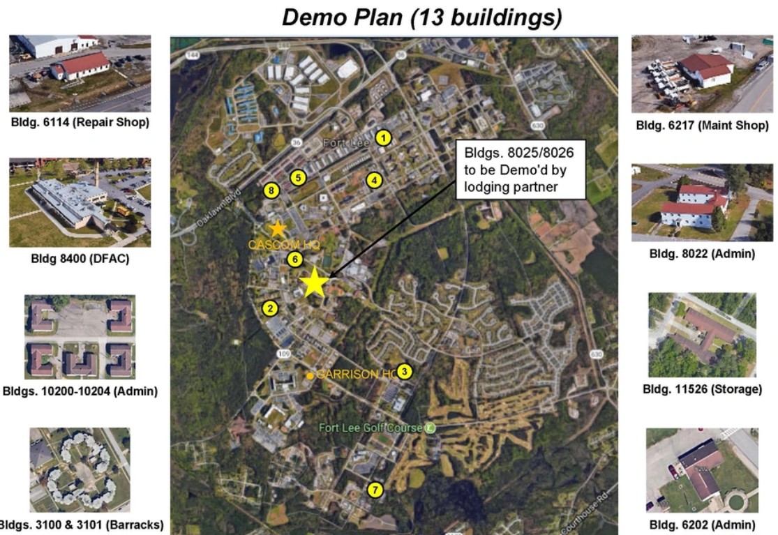 Fort Lee DPW scheduled to demolish buildings