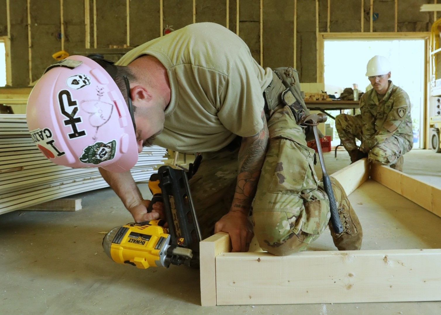 Maine Army National Guard engineers build communities while building readiness